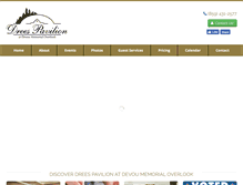 Tablet Screenshot of dreespavilion.com